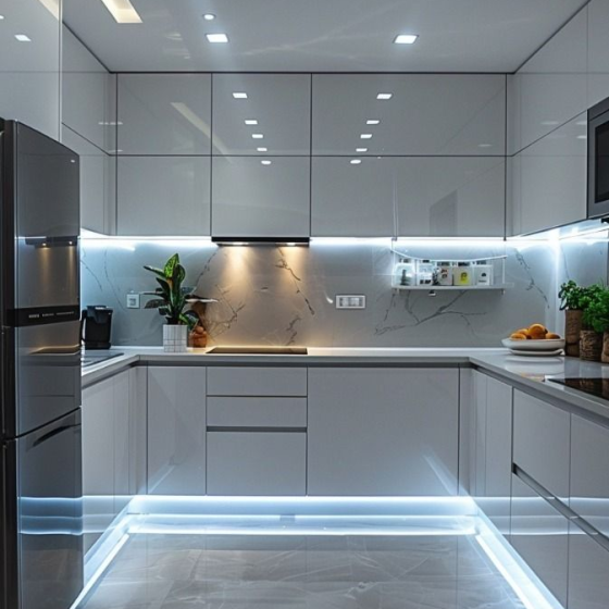 Thi Công Tủ Bếp Kính Ở Biên Hoà