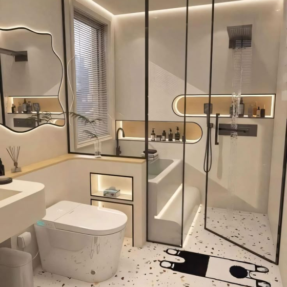 Thiết Kế Cửa Kính Phòng Tắm Biên Hoà